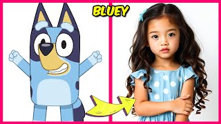 Bluey as Humans And Their Favorite Drinks, Snacks \u0026 Other Favorites! | Bluey Season 3