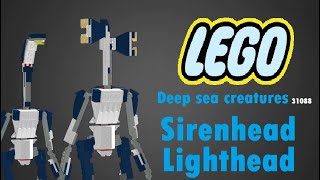 Lego 31088 two sets alternate build - Trevor Henderson's Sirenhead/Lighthead