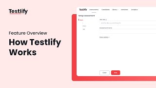 How Testlify works
