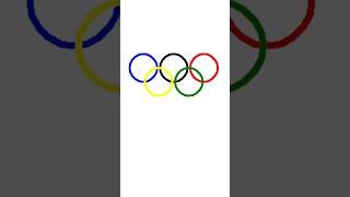 Drawing Olympic Rings with Python Turtle