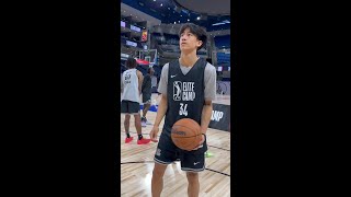 Xaivian Lee Warms Up For G League Elite Camp #Shorts