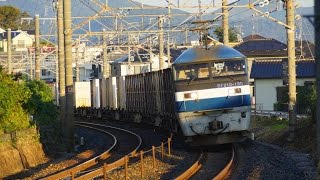 2015/11/04 沿線に響く軽いホイッスル 【1060レ 】EF210-130[岡]号機＋コキ25B 東海道本線