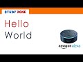 Source code on git - Amazon Alexa Skills (Part 1 of 6) - Hello World Skill tutorial - Code and Demo