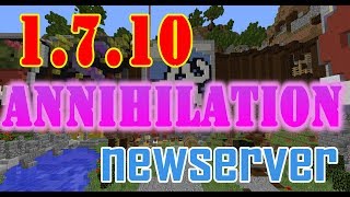 【Minecraft】1.7.10の新しいAnnihilationが正式公開！(初見さん大歓迎)【ANNI】serverIPは概要欄にて