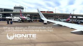 Living my dream career as a commercial pilot! - Thanks Ignite Flight Academy