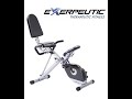 Assembling of Exerpeutic 400XL Foldable Recumbent Bike with Performance Monitor. Stationary Bike.