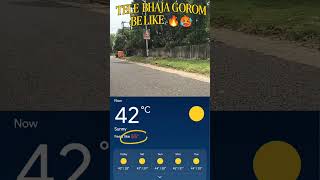 Temperature 🌡️#summer #heatwave #nowadays #youtubeshorts #viralaudio #shortsfeed #heat #vlog #55°c