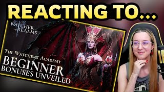 IVY REACTS to Beginner Bonuses Unveiled ✤ Watcher of Realms