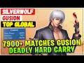 7900+ Matches Gusion Deadly hard Carry [ Top Global Gusion ] SilverWolf AKA Helltaker魔女 - MLBB