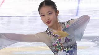 Shuxian JIN 金书贤 Sr FS 2024/2025 CHINESE NATIONAL  FIGURE SKATING CHAMPIONSHIPS