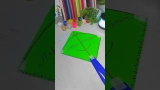 Making kite with craft paper #art #youtubeshorts #ytshorts #viralvideo #trending #explore #kite