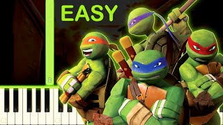 Teenage Mutant Ninja Turtles - EASY Piano Tutorial