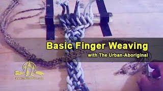 The Urban-Abo Bushcraft: Cordage (Basic Finger Weaving)