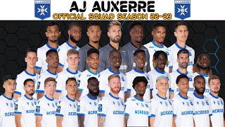 AJ AUXERRE OFFICIAL SQUAD SEASON 2022-2023 | AJ Auxerre | Ligue 1 Season 2022/23