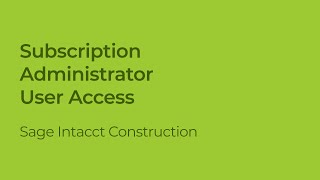 How to Log Into Sage Intacct for the First Time