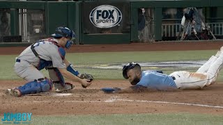 Margot tries to steal home in the World Series, a breakdown