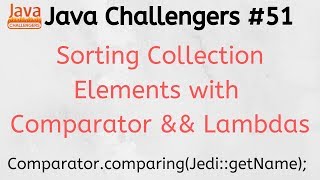 Java Challengers #51 - Comparator Lambda Strings
