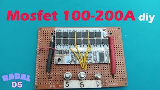 DIY 100A Mosfet How to make a large current Mosfet