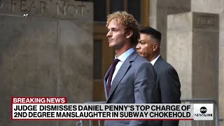 Judge dismisses top manslaughter charge in Daniel Penny subway chokehold trial amid deadlocked jury