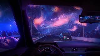 Night Drive ★ Deep Sleep Synth~Waves ★ Intergalactic Highway - Silent Rhythm