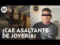 SSC-CDMX detiene uno de los asaltantes que robó joyería en la Plaza Antara de Polanco