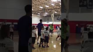 Eli Drills at Devin Booker 1st basketball camp 8/25/2018