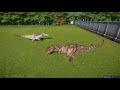 team sucho vs team giga and team bary vs team cerato team fights jurassic world evolution