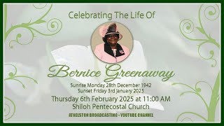 Celebrating the life of Bernice Greenaway