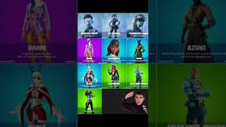 Leaked Fortnite Skins To Release WinterFest 2021 #shorts