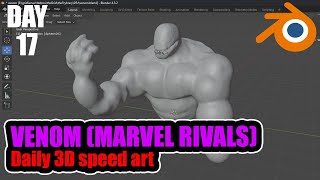 Marvel Rivals Venom - Daily 3D Speedart - day 17