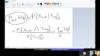 Probability Theory 74 Conditional Distributions of Discrete Random Variables Part I