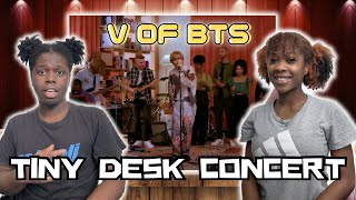 V of BTS: Tiny Desk Korea (Love Me Again, Slow Dancing, For Us) | REACTION