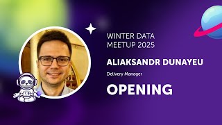 Winter Data Meetup Openning