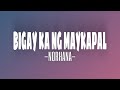 BIGAY KA NG MAYKAPAL (Female version) - Norhana (Lyrics)