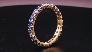 Making a Sapphire Eternity Band