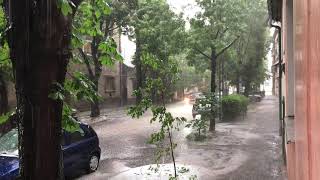 Hail in Szolnok in May