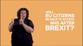 EU citizens and Healthcare.