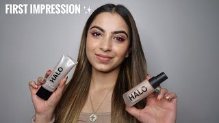 FIRST IMPRESSION Of @SmashboxCosmetics Halo Primer \u0026 Tinted Moisturiser | Ashwini Dixit