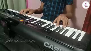 അഴലെരും ജീവിത മരുവിൽ chirstain song keyboard cover by abin