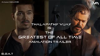 The Greatest of All Time Animation Trailer | Thalapathy Vijay | Venkat Prabhu | Yuvan Shankar Raja