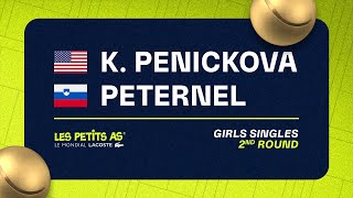 Les Petits As 2023 | Girls Singles 2R | Kristina Penickova vs Zoja Peternel