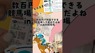 【競馬場大好き競馬女子🏇💛数百円でこんなにも熱狂させてくれる競馬場って最高だよね…🏇in浦和競馬場】