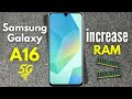 How to Increase RAM on Samsung A16 5G | Samsung A16 5G Me RAM Kaise Badhayein?