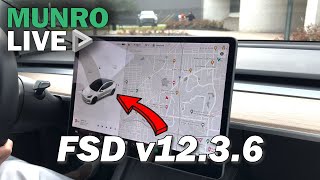 Real-World Test: Tesla's FSD v12.3.6 in Action.