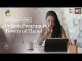 Python Interview Question | Python Program for Tower of Hanoi | Perfect eLearning