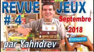 Revue de Jeux Vidéorègles Septembre 2018 par Yahndrev (#RJ4)