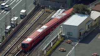 上空から鑑賞する東京メトロ丸ノ内線新型車両2000系