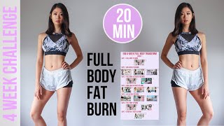 4-WEEK FULL BODY TRANSFORM WORKOUT PROGRAM | 20 min Fat Burning HIIT #EmiTransform