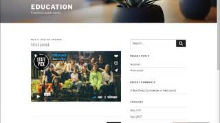 WordPress Vimeo Embed Tutorial | Wp Learning Lab
