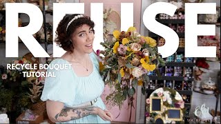 How to change the feeling of your bouquet with a new color story | How to make a cascade bouquet